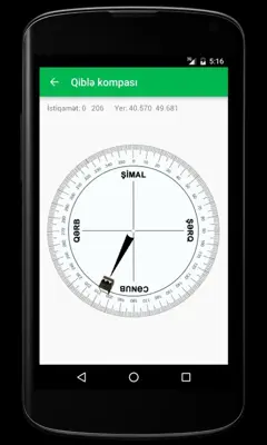 Namaz vaxtı android App screenshot 2